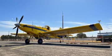 Avião da Defesa Civil reforça ações de combate a incêndios na Região Sul de MT