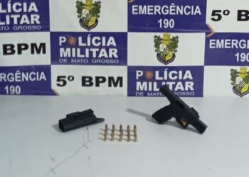 Polícia Militar prende homem com munições e pistola sem documentação em Rondonópolis