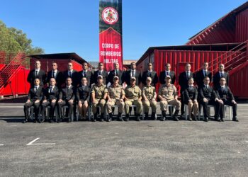 Corpo de Bombeiros Militar entrega Espadim do 1° Curso de Formação de Oficiais nesta sexta-feira (2)