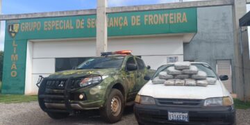 Gefron prende motorista de táxi com 14 tabletes de maconha