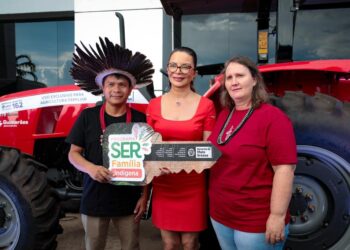 Patrulha agrícola entregue à aldeia indígena por indicação da primeira-dama de MT vai ampliar produção