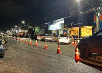Operação Lei Seca em Cuiabá resulta na prisão de 11 motoristas e remoção de 44 veículos