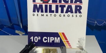 Polícia Militar prende suspeito por ameaça contra ex-namorada e porte ilegal de arma de fogo
