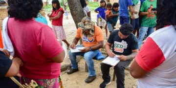 Setasc realiza busca ativa em aldeias Xavantes para inserção de indígenas no SER Família