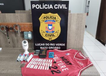 Polícia Civil prende jovem por tráfico de drogas e desobediência em Lucas do Rio Verde