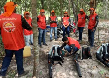 Sema prepara profissionais do Parque Estadual Serra Azul para prevenção e combate a incêndios florestais