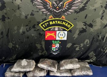 Homem é preso pela Polícia Militar com sete tabletes de maconha em Mirassol d’Oeste