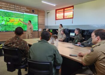 Bombeiros se reúnem com Comando Operacional para alinhamento estratégico de combate aos incêndios no Pantanal