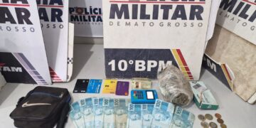 Foragido da Justiça é preso pela Polícia Militar por tráfico de drogas em Cuiabá