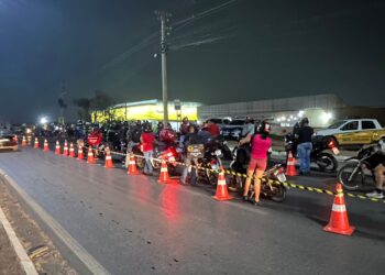 Operação Lei Seca resulta na remoção de 67 motocicletas e autuação de 31 condutores sem CNH