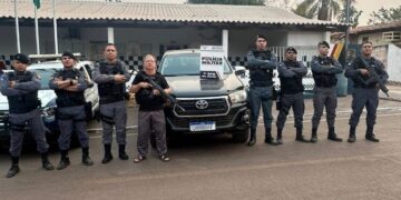 PM recupera caminhonete e prende homem por furto e adulteração de veículo