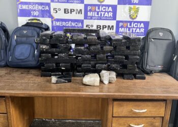 Polícia Militar apreende 70 quilos de maconha e prende duas mulheres em rodoviária de Rondonópolis