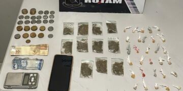 Homem é preso pela Rotam por tráfico de drogas em Cuiabá