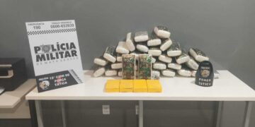 Força Tática prende dois homens com 39 tabletes de drogas em Várzea Grande