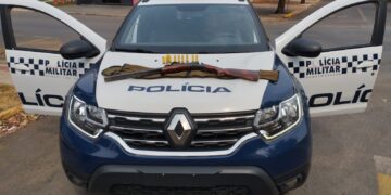 Homem é preso em flagrante suspeito por ameaça e porte ilegal de arma de fogo