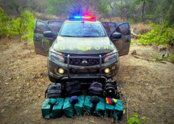 Gefron apreende 80 tabletes de pasta base e causa prejuízo de R$ 2 milhões ao crime