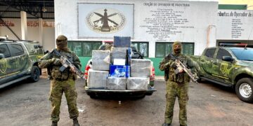 Gefron apreende 236 quilos de cocaína e causa prejuízo de R$ 5,9 milhões ao crime organizado