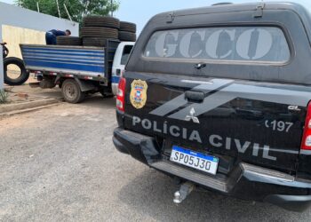 Polícia Civil recupera carga de pneus e prende duas pessoas por furto qualificado em Cuiabá