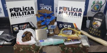 Força Tática prende dois suspeitos por tráfico de drogas em Barra do Garças