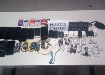 Polícia Penal apreende 23 celulares, carregadores e chips em unidades prisionais de Cuiabá