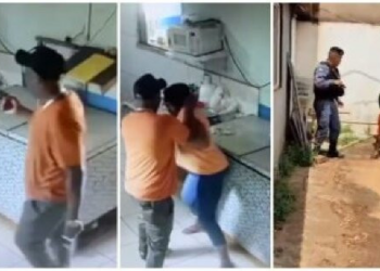 Homem invade lava-jato e esfaqueia ex-mulher; veja vídeo