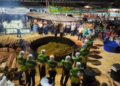 Pontal do Araguaia quebra recorde com panelaço de arroz carreteiro de pequi; vídeo