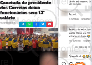 Posts enganam ao dizer que Correios não pagaram 13º salário a funcionários