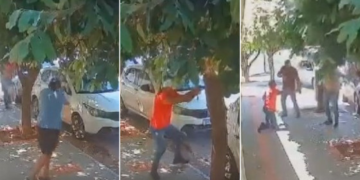 Vídeo mostra confronto entre policial penal e PMs em Cuiabá