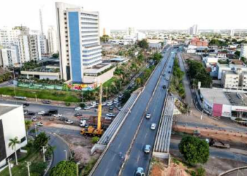 Sinfra libera trânsito nos dois lados do viaduto sobre a Avenida do CPA