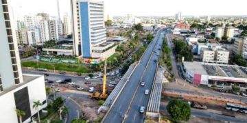 Sinfra libera trânsito nos dois lados do viaduto sobre a Avenida do CPA