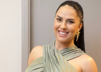 Graciele Lacerda exibe cliques de último show do marido com barrigão: ‘Clara’