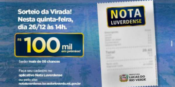 Sorteio da Virada da campanha Nota Luverdense será na quinta-feira (26)