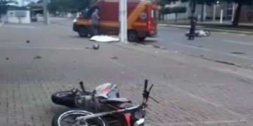 VÍDEO – Batida entre motocicletas mata homem de 42 anos em Rondonópolis