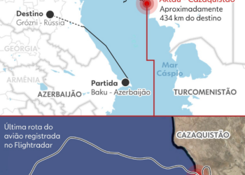Putin pede desculpas a presidente do Azerbaijão por queda de avião que matou 38 pessoas