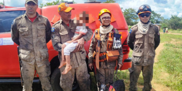 Menino de 4 anos se perde em mata e é encontrado pelos bombeiros