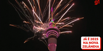 Veja as celebrações nos países onde já é 2025
