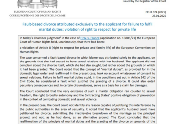 Após marido conseguir divórcio por falta de sexo, francesa ganha recurso feito a tribunal de direitos humanos