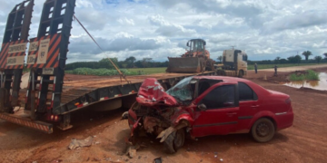 Motorista bate em caminhão e morre na MT-339