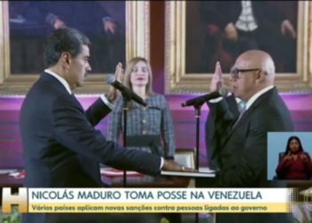 Alckmin e Lira lamentam posse de Maduro na Venezuela; Brasil enviou embaixadora à cerimônia