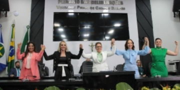 Câmara elege, pela primeira vez na história, mesa diretora 100% feminina
