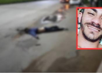 VÍDEO – Motociclista perde controle, bate em poste e morre na Palmiro Paes de Barros