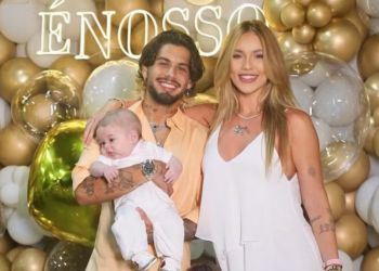 Virginia e Zé Felipe celebram Réveillon com os filhos em Fazenda de Leonardo: ‘Talismã’