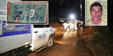 Corpo é encontrado com bilhete: "Eu sou um moleque"