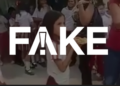 É #FAKE que vídeo de alunos posando com merenda para foto e devolvendo sem comer seja na Venezuela