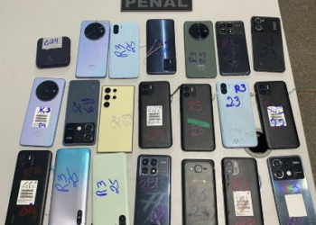 Operação apreende mais 44 celulares em presídios de  MT