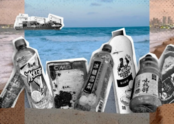 A praia selvagem brasileira que virou 'cemitério' de lixo asiático