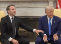 Durante encontro na Casa Branca, Macron corrige Trump sobre dinheiro enviado para a Ucrânia