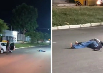 VÍDEO: Bandido assalta farmácia, rouba carro para fugir e morre baleado no Jardim Itália