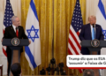Trump diz estar comprometido com posse de Gaza pelos EUA e que outros países podem ajudar na reconstrução de 'seções' do território