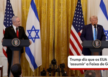 Trump diz estar comprometido com posse de Gaza pelos EUA e que outros países podem ajudar na reconstrução de 'seções' do território